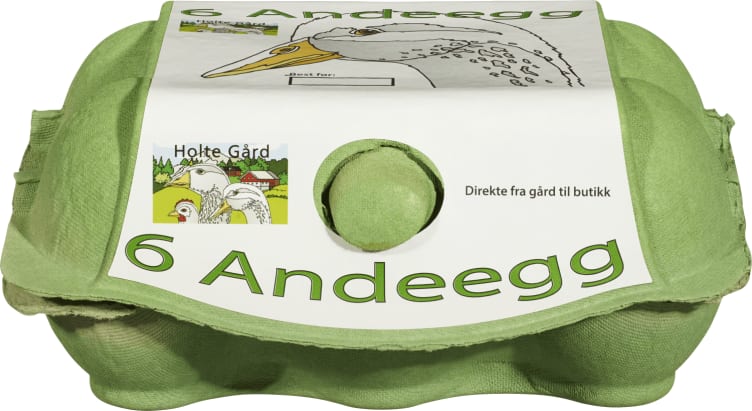 Andeegg 6stk 540g Holte