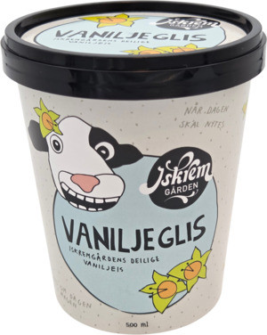 Iskremgarden Vaniljeglis 0,5L Iskremgården