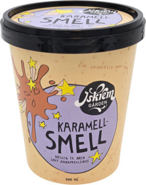 Iskremgarden Karamellsmell 0,5L Iskremgården