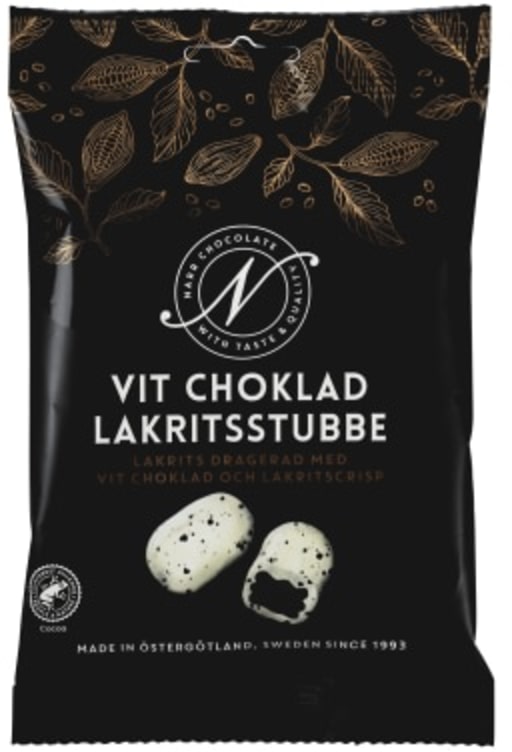 Narr Lakritsstubbe Chocolate 100g