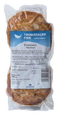 Fiskekaker Håndlagd 360g