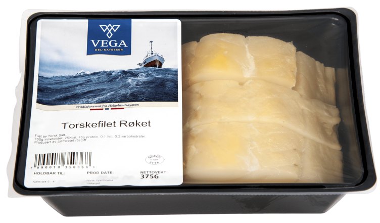 Torskefilet Røkt 375g Vega