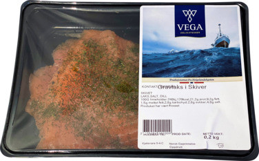 Gravet Laks Skivet 200g Vak