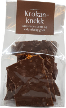 Krokanknekk Sjokolade 100g Bjørka