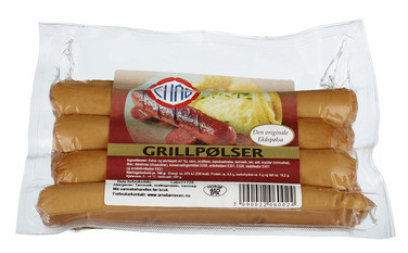 Grillpølser 500gr Ekås