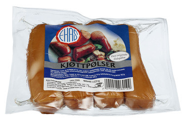 Røkt Kjøttpølse 0,500kg Ekås