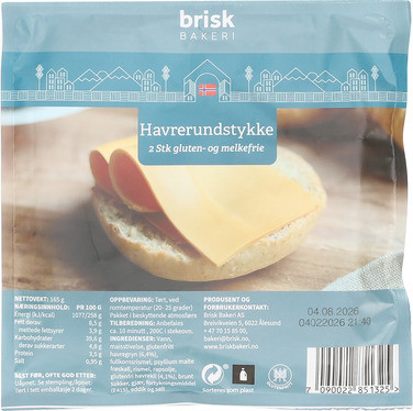 Brisk Naturligglutenfri Grove Rundstykker