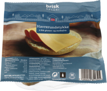 Brisk Naturligglutenfri Grove Rundstykker
