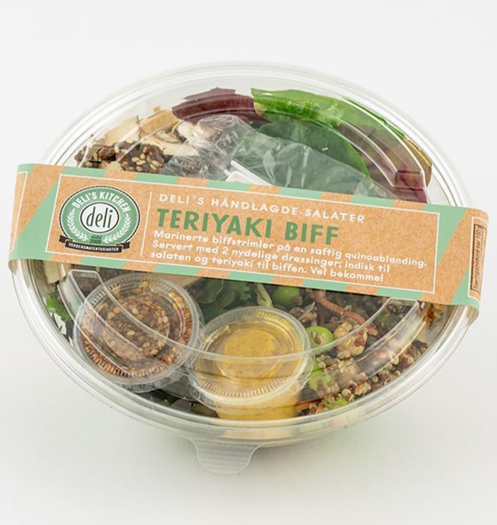Lunsjboks Teryaki Biff 325g Deli's Kitchen