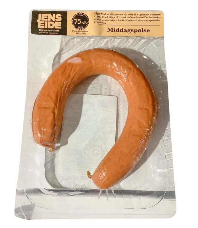 Middagspølse 350g Jens Eide