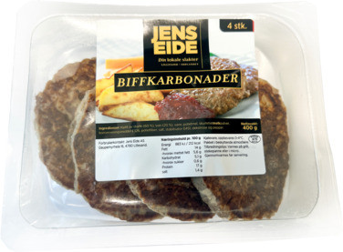 Biffkarbonader 400g Jens Eide