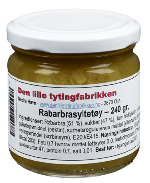 Rabarbrasyltetøy