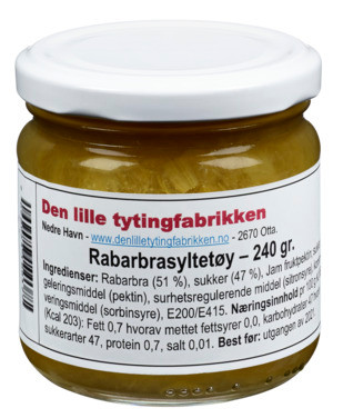 Rabarbrasyltetøy