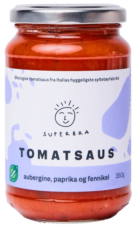 Tomatsaus Aubergine 350g Superbra