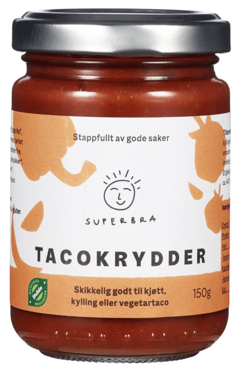 Tacokrydder Økologisk 150g Superbra