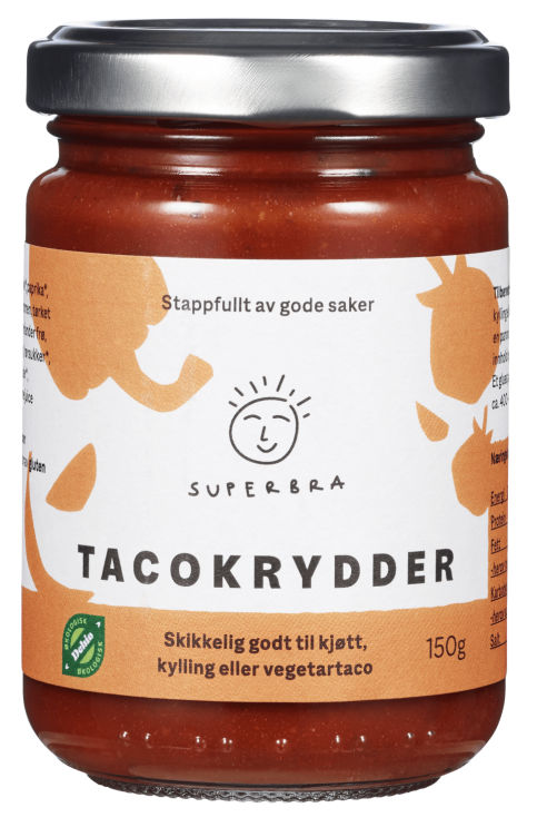 Tacokrydder Økologisk 150g Superbra