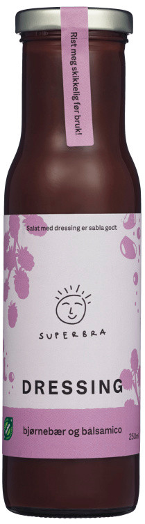 Dressing Bjørnebær Økologisk 250ml Superbra