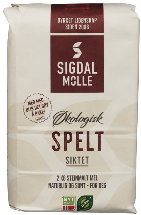 Speltmel Siktet Økol 2kg Spesialkorn