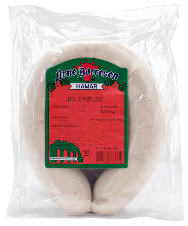 Julepølse 350g Arne Børresen