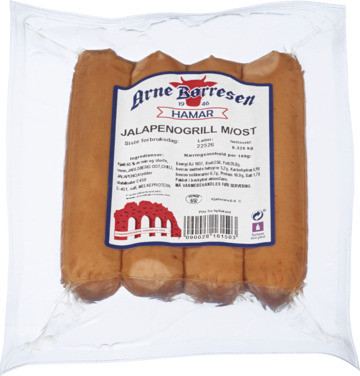 Jalapenogrill 320 g Arne Børresen