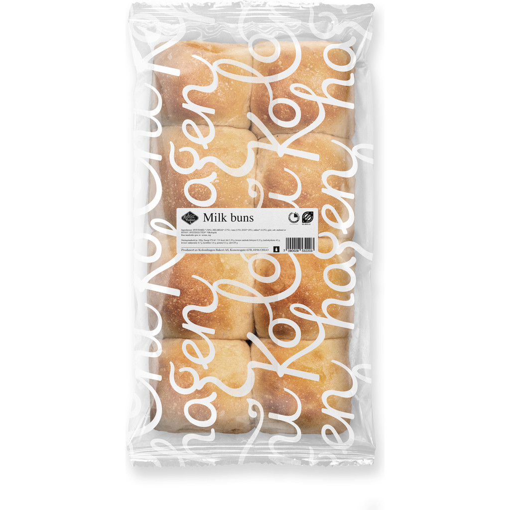 Milk buns Økologisk 240g Kolonihagen