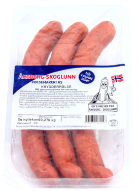 Åkeberg Skoglunn Krydderpølse 270g