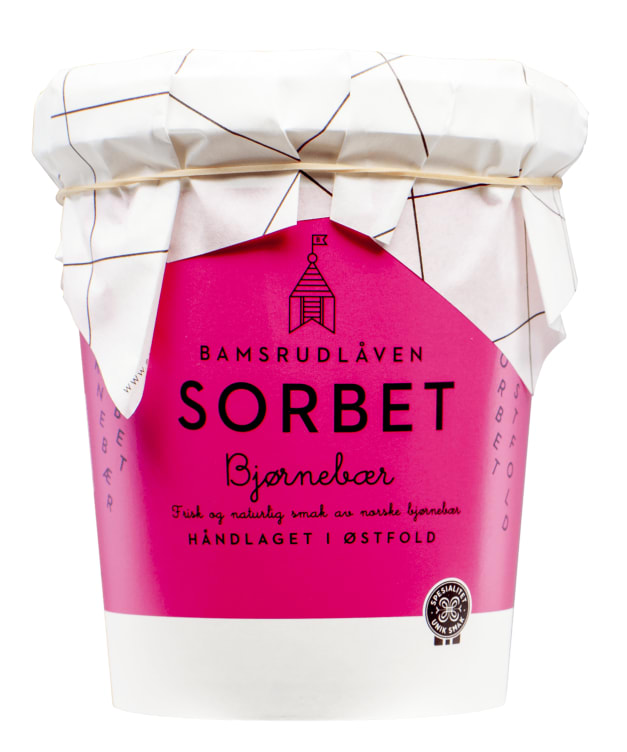 Bjørnebærsorbet 0,5l Bamsrudlåven