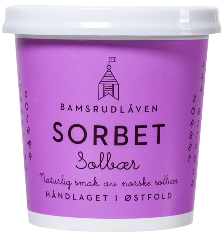 Solbærsorbet 150ml Bamsrudlåven