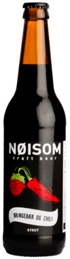 Bringebær Chili Stout 0,5l Nøisom