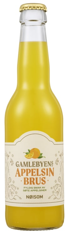 Appelsinbrus Gamlebyens 0,33l flaske Nøisom