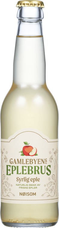 Eplebrus Gamlebyens 0,33l flaske Nøisom