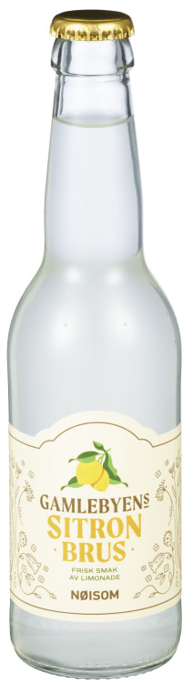 Sitronbrus Gamlebyens 0,33l flaske Nøisom