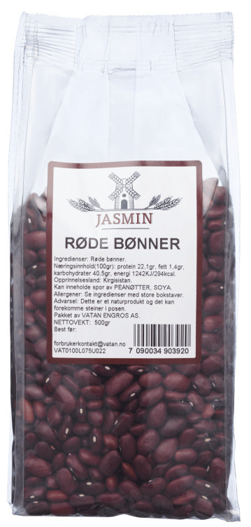 Bønner Røde 500g Jasmin