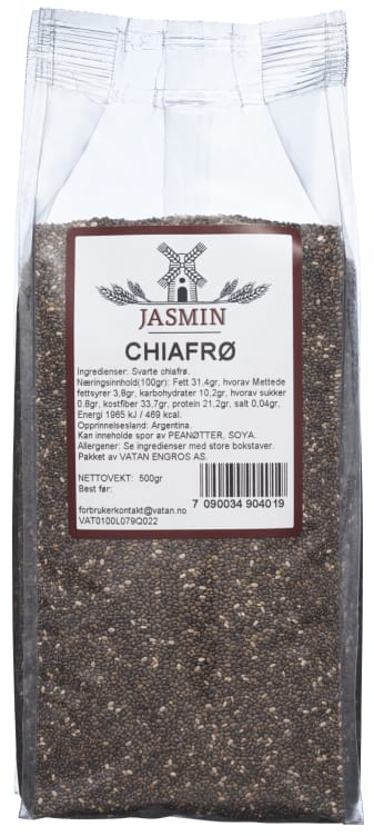 Chia Frø 500g Jasmin