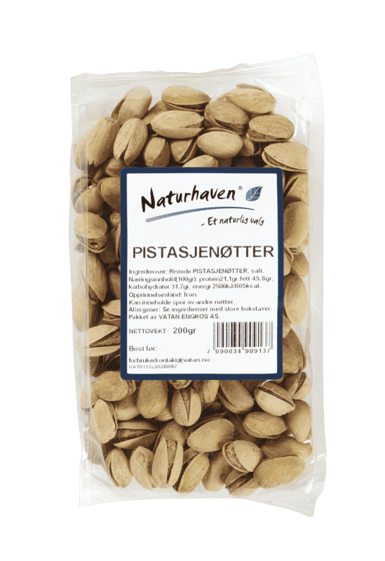 Naturhaven Pistasjenøtter 200g
