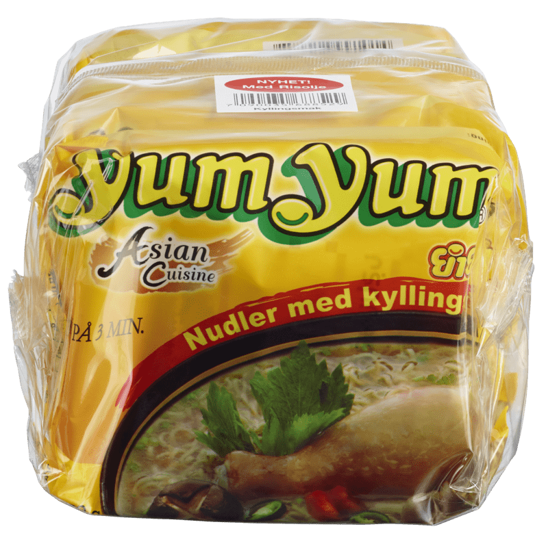 YumYum Kyllingnudler 5x60g