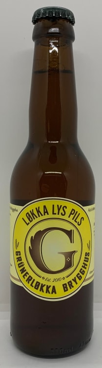 Løkka Lys Pils 0,33l flaske Grunerløkka