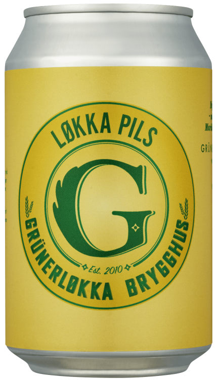Løkka Pils 0,33l boks Grunerløkka Brygghus
