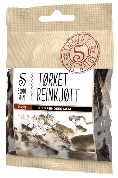 Reinkjøtt Tørket 30g Skodi Rein