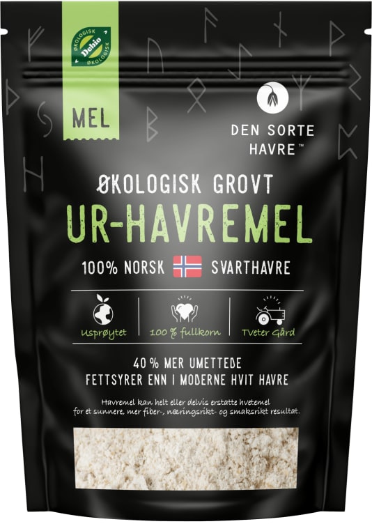 Svarthavremel Steinmalt Økol.700g Dsh