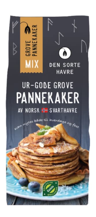 Pannekaker Grove Av Svarthavre Økol.8stk Dsh