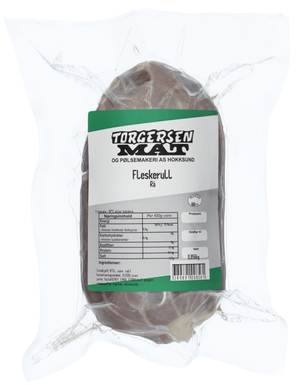 Fleskerull Rå 900g Torgersen Mat