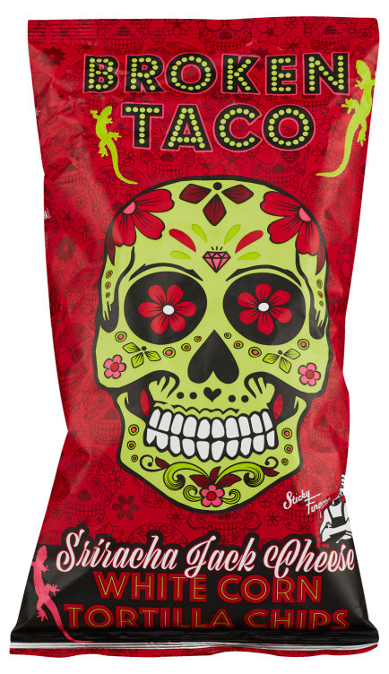 Tortilla Chips Sriracha Jack 150g Broken Taco