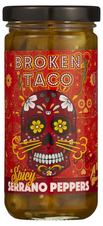 Serrano Spicy 226g Broken Taco
