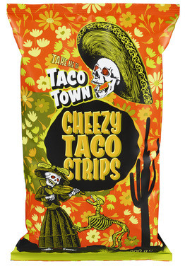 Cheezy Taco Strips 200g Taco Town