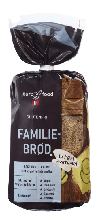 Familiebrød Gl.Fri 500g Pure Food Norway