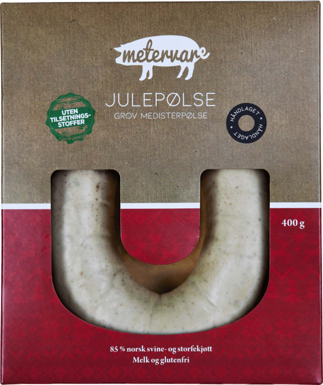 Julepølse 400g Metervare