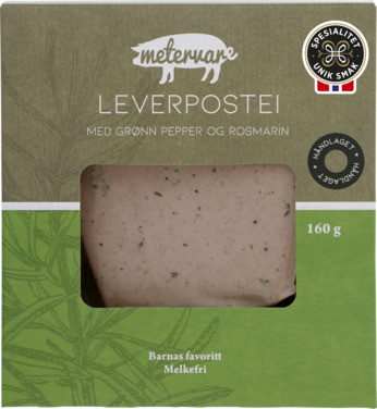 Leverpostei - med Rosmarin og Grønn Pepper