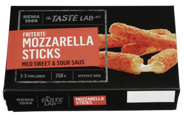 Mozzarella Sticks 250g The Taste Lab