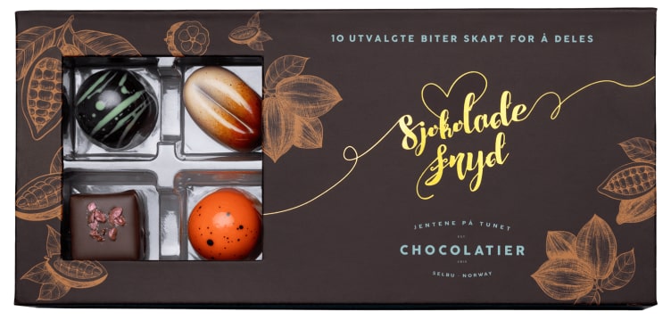 Sjokoladefryd 10biter 120g Jentene På Tunet